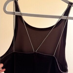 Vintage, 90s Elegant Velvet Maxi Dress